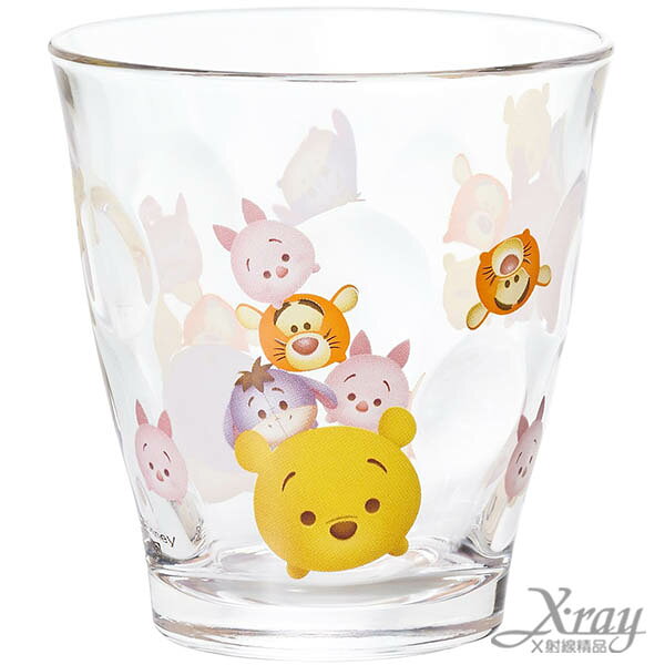 X射線【C065599】玻璃杯-小熊維尼，開學必備/萬用罐/迪士尼 - 限時優惠好康折扣