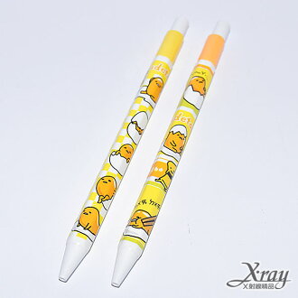 X射線【C661051】蛋黃哥大六角自動原子筆(2選1),文具/開學用品/筆/橡皮擦/尺/書寫工具