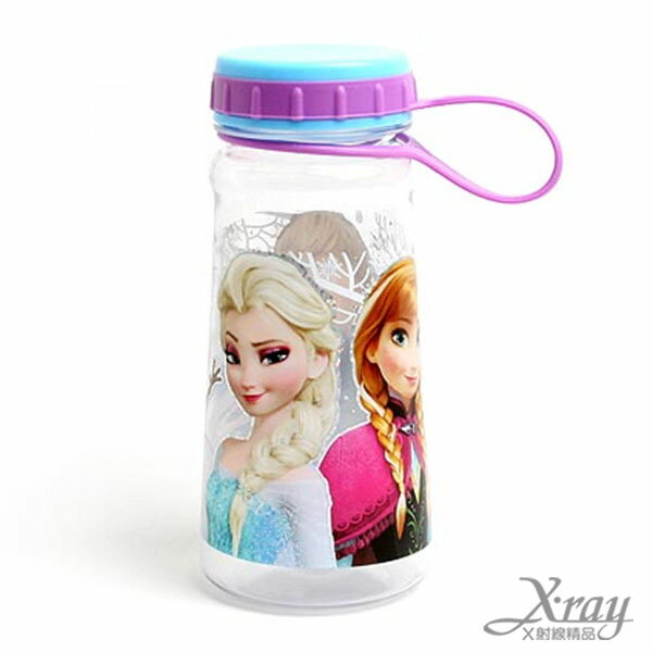 X射線【C041410】冰雪奇緣塑膠水瓶(450ML)，水瓶/隨身瓶/飲水壺