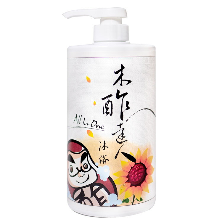 【木醋液達人】天然木酢清爽保濕沐浴乳1000ml