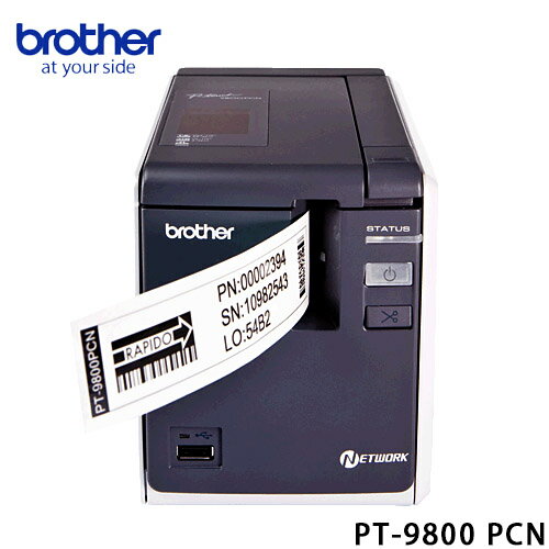 brother PT-9800PCN高速高解析網路標籤列印機