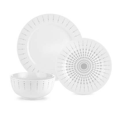 Royal Worcester 英國進口12件餐具組 - 神秘幾何