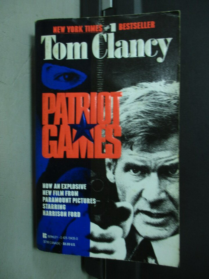 【書寶二手書T1／原文小說_NNH】Patriot Games_Tom Clancy