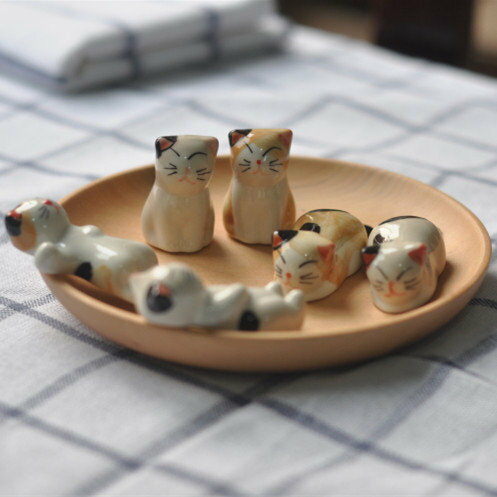 可愛貓咪陶瓷擺飾 0