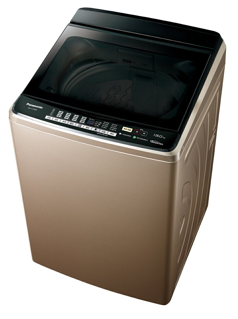 Panasonic 國際牌 NA-V130BB-PN 變頻直立式洗衣機(13公斤) ★指定區域配送安裝★  