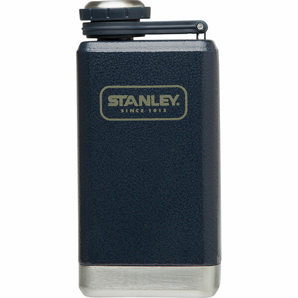 ├登山樂┤ 美國 Stanley SS Flask 經典酒壺 0.15L - 錘紋藍 #10-01695-BL