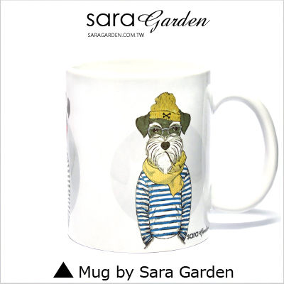 (24H) 客製 彩繪 馬克杯 Mug 手繪 潮流 雪納瑞 毛孩子 咖啡杯 陶瓷杯 杯子 Sara Garden手作【M0320026】