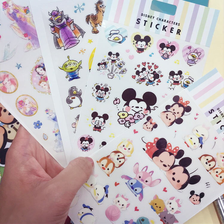PGS7 日本迪士尼系列貼紙 - 日本 迪士尼 貼紙 TSUM TSUM 米奇 玩具總動員 迪士尼公主