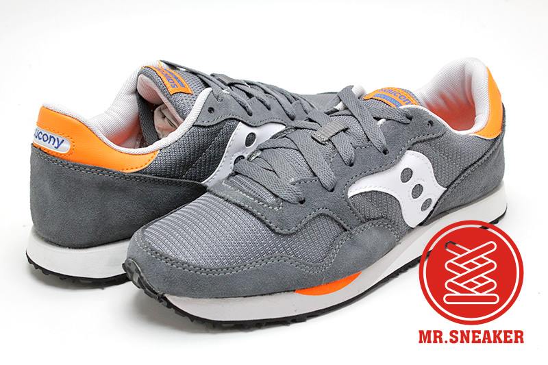 ☆Mr.Sneaker☆ SAUCONY Shadow DXN TRAINER 復古/百搭 慢跑鞋 男款 灰/橘 配色