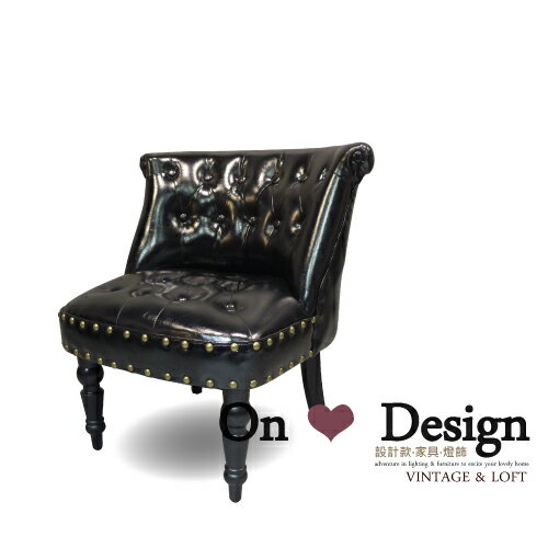 On ♥ Design ❀INDUSTRIAL SOFA 風靡歐美 工業沙發家具 單人沙發 艾爾特沙發-黑