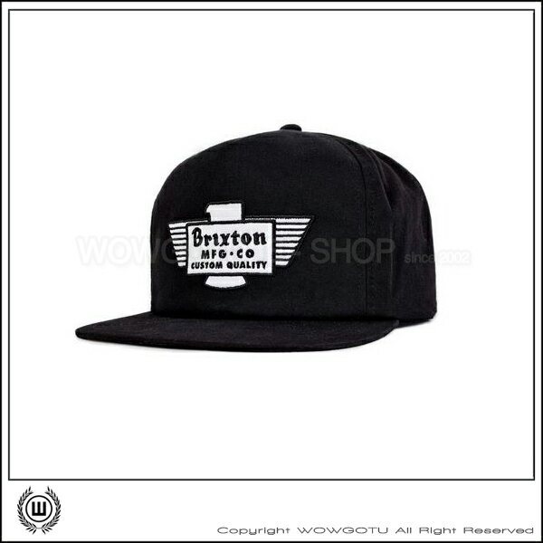 【 BRIXTON 】街頭流行棒球帽 CYLINDER 帽款-黑