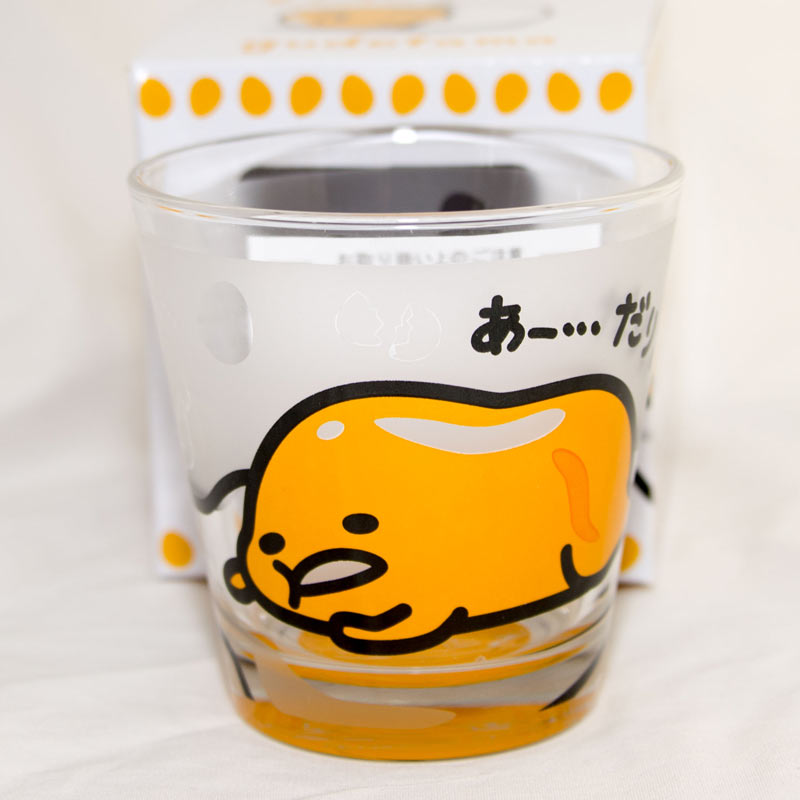 蛋黃哥 玻璃杯 日本帶回正版 附禮盒