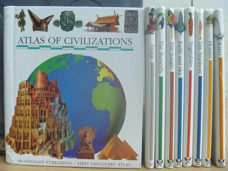 【書寶二手書T1／原文書_RHS】Atlas of civilizations_Trains_Homes等_共9本合售