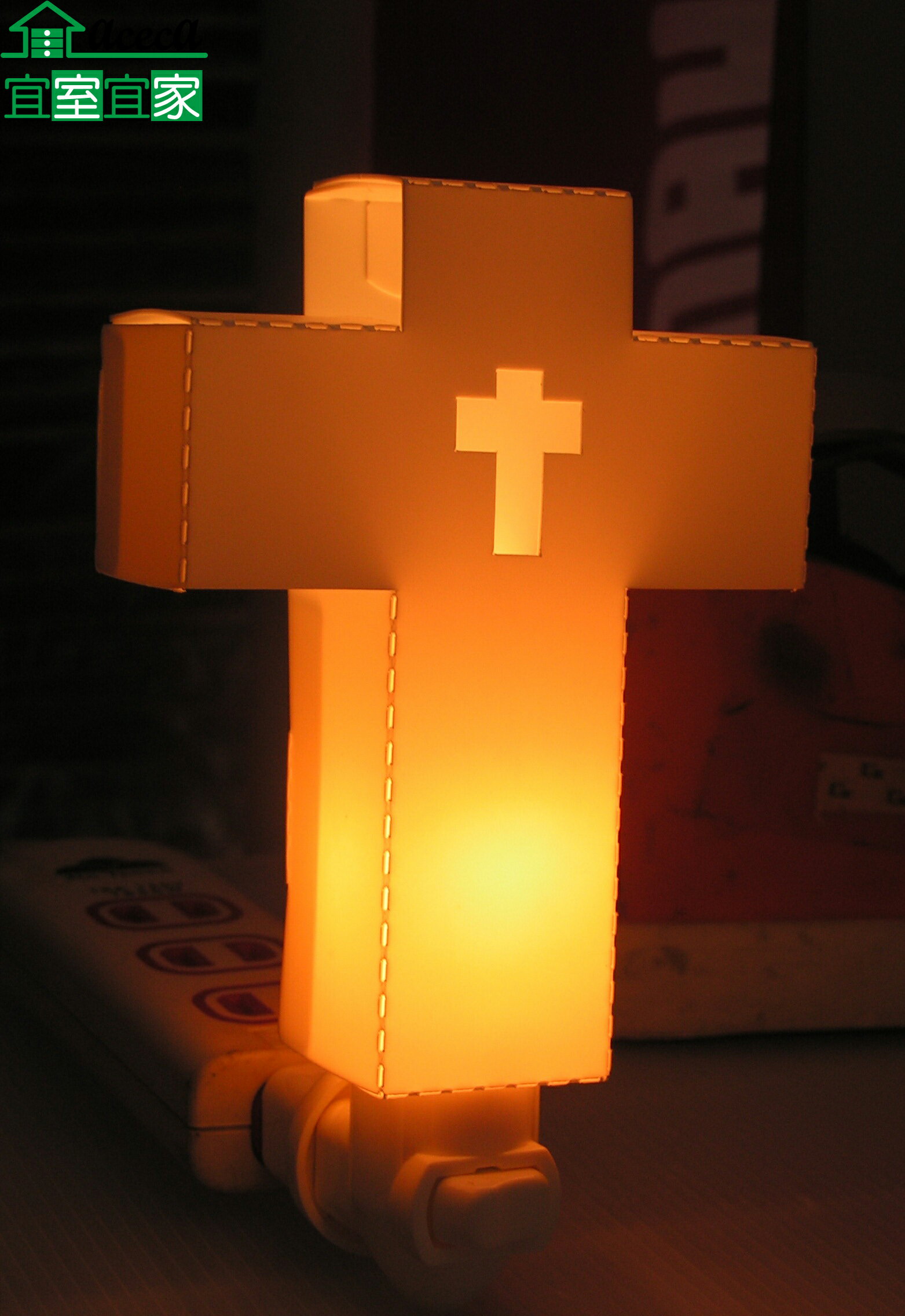 小夜燈 床頭燈 創意 造型 浪漫 夜生活 送禮 MIT 台灣製 十字架造型 【宜室宜家CYF12Y】