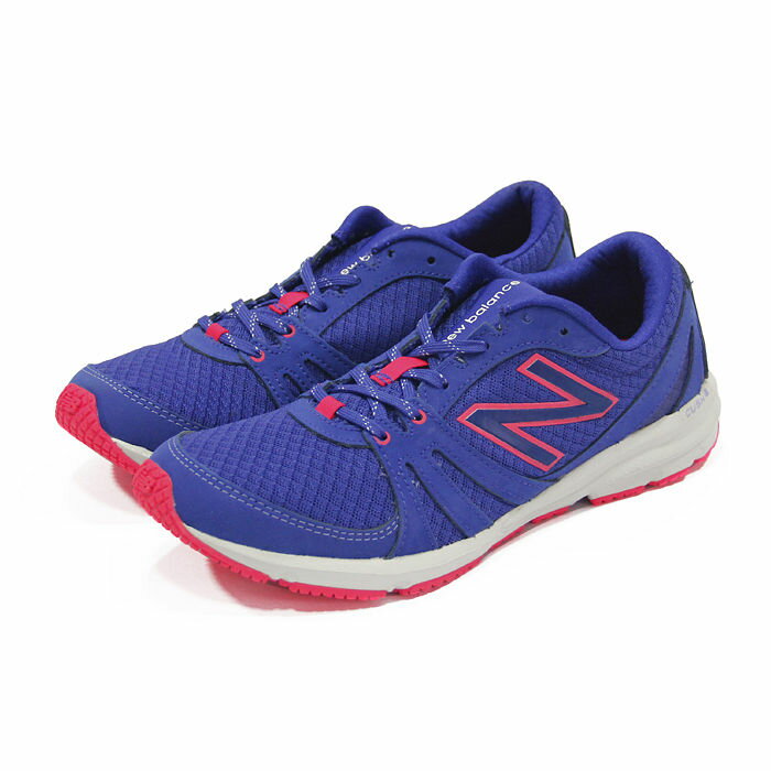 (女)NEW BALANCE 慢跑鞋 藍紫/螢光粉紅-WX577BF3