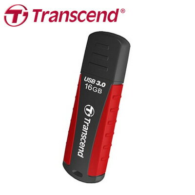 創見 JF810 16G USB 3.0 軍規抗震碟,防震抗摔、防潑水、防塵,適合旅行、戶外活動(紅) / 個