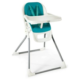 ＊babygo＊預購~Pixi Highchair-Teal二合一摺疊高腳餐椅【水鴨綠】5月中出貨