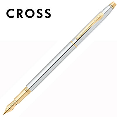 CROSS 世紀經典系列 AT0086-75MF 金鉻鋼筆 / 支