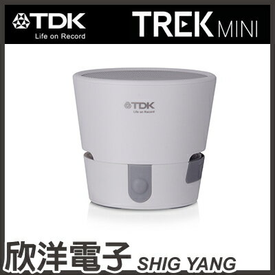 欣洋電子 ※ TDK TREK Mini 迷你防水藍芽音響 (A08) 白色 總代理原廠公司貨