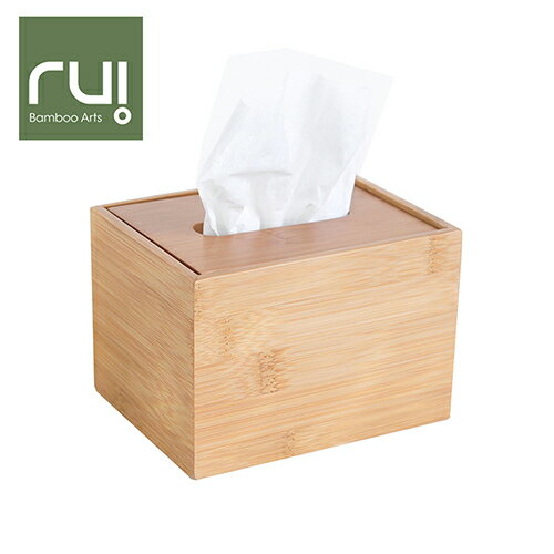 【Rui】台灣竹手工巧抽面紙盒(方型)(收納盒 木工藝 家用品)