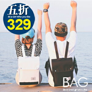 ★全店滿$598免運！滿$699再送飾品★B.A.G＊現+預＊【BT-354345】閨蜜日系學院風情侶雙肩包（現+預)-5色