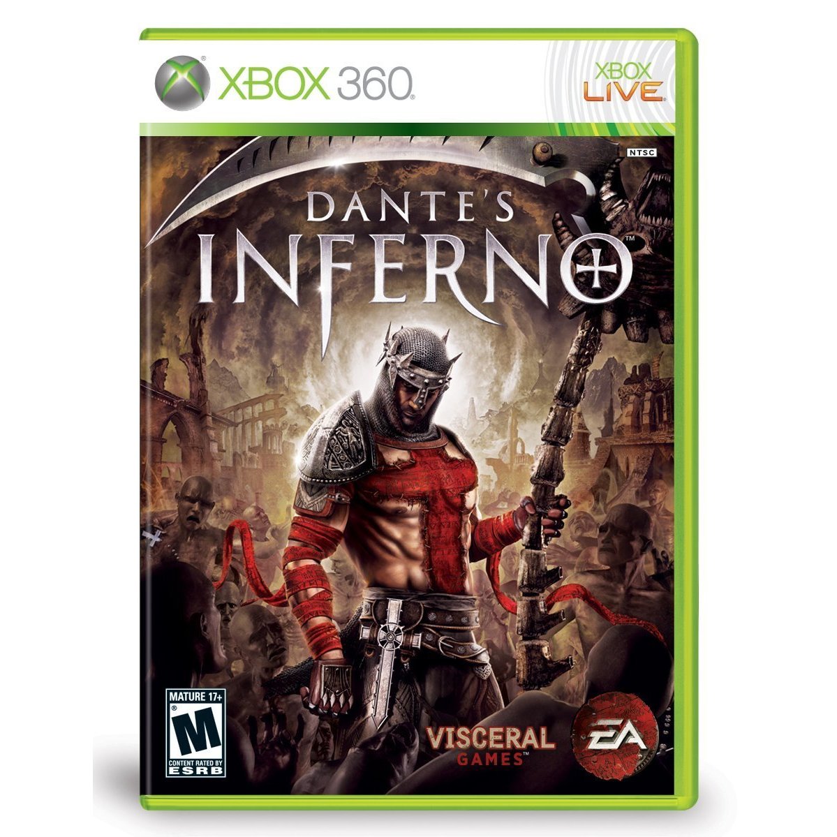 xbox 360 但丁的地狱之旅 dante"s inferno -英文白金版