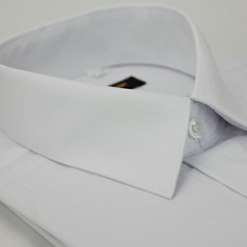 【金‧安德森】白色細紋壓光易整燙窄版長袖襯衫