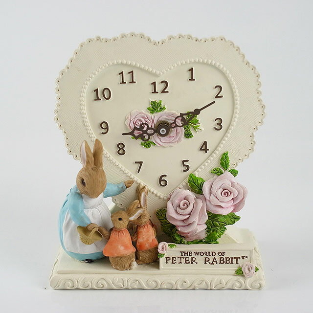AnniesFriends 彼得兔 Peter Rabbit 玫瑰桌鐘 時鐘 浪漫 溫馨
