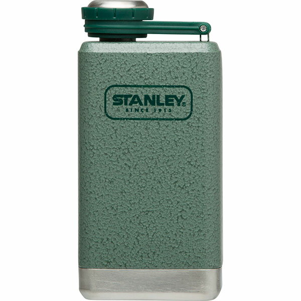 ├登山樂┤ 美國 Stanley SS Flask 經典酒壺 0.15L - 錘紋綠 #10-01695-GN