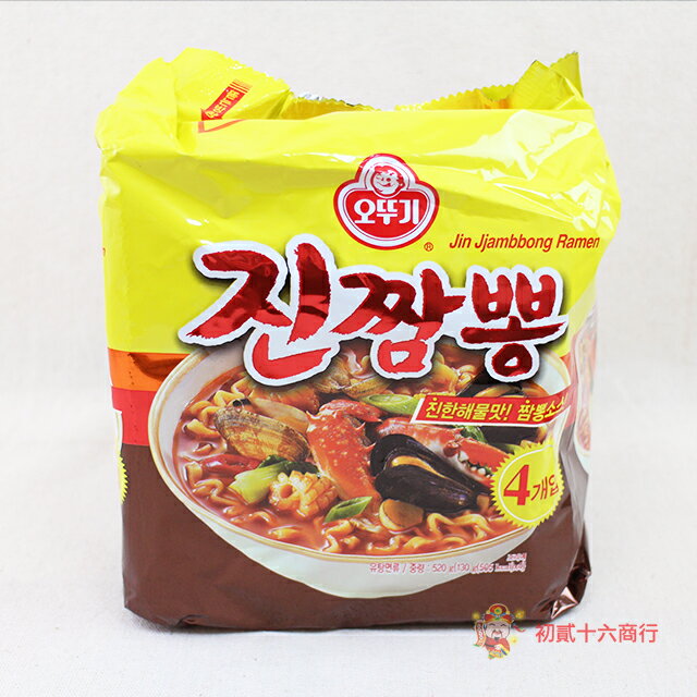 【0216零食會社】韓國不倒翁_金螃蟹海鮮風味拉麵130g(4入)