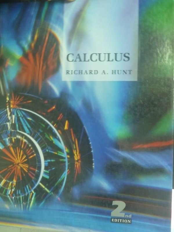 【書寶二手書T2／大學商學_QGN】Calculus2/e_Richard A. Hunt