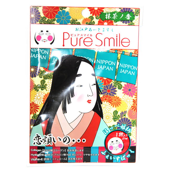 Pure Smile 江戶藝術面具-紅頰之姬