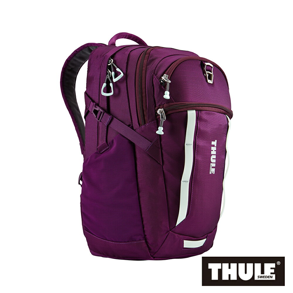 【THULE 都樂】EnRoute Blur 多功能17吋雙肩後背包 TEBD-117-紫