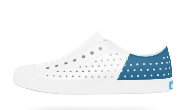 NATIVESHOES - JEFFERSON BLOCK -SHLWHT/SLWT/BRCDBLOC (8203)