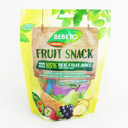 [敵富朗超市]貝貝托綜合水果風味軟糖分享包(140g)