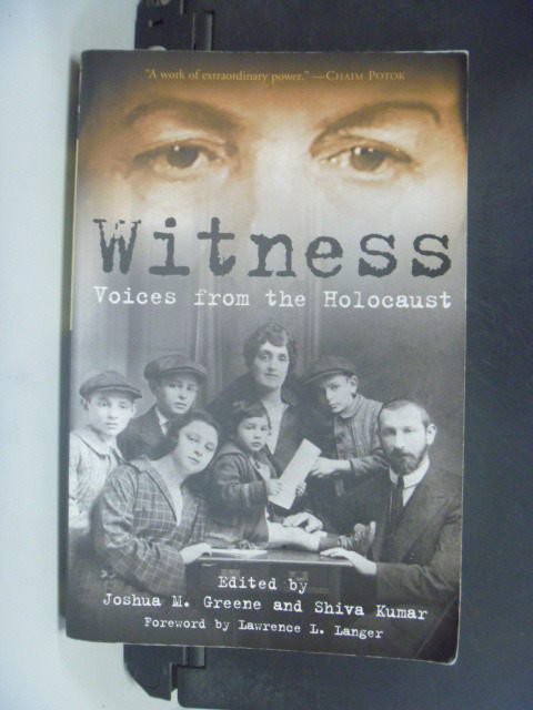 【書寶二手書T7／原文小說_GJQ】Witness: Voices from the Holocaust