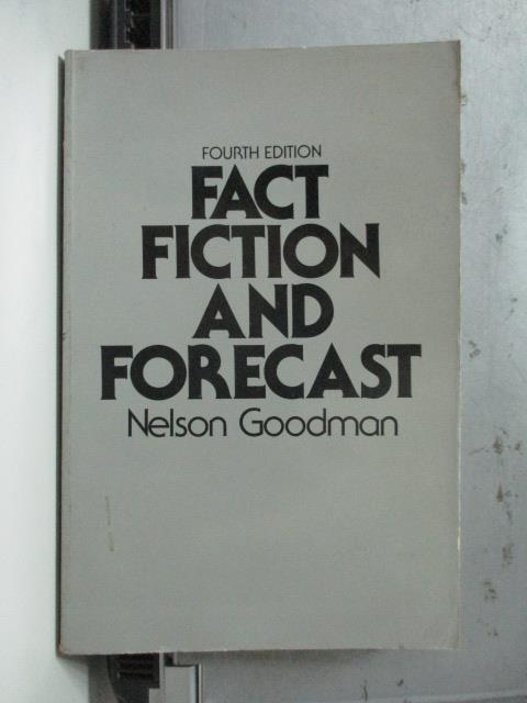 【書寶二手書T1／原文書_OTL】Fact,Fiction,and Forecast_Nelson
