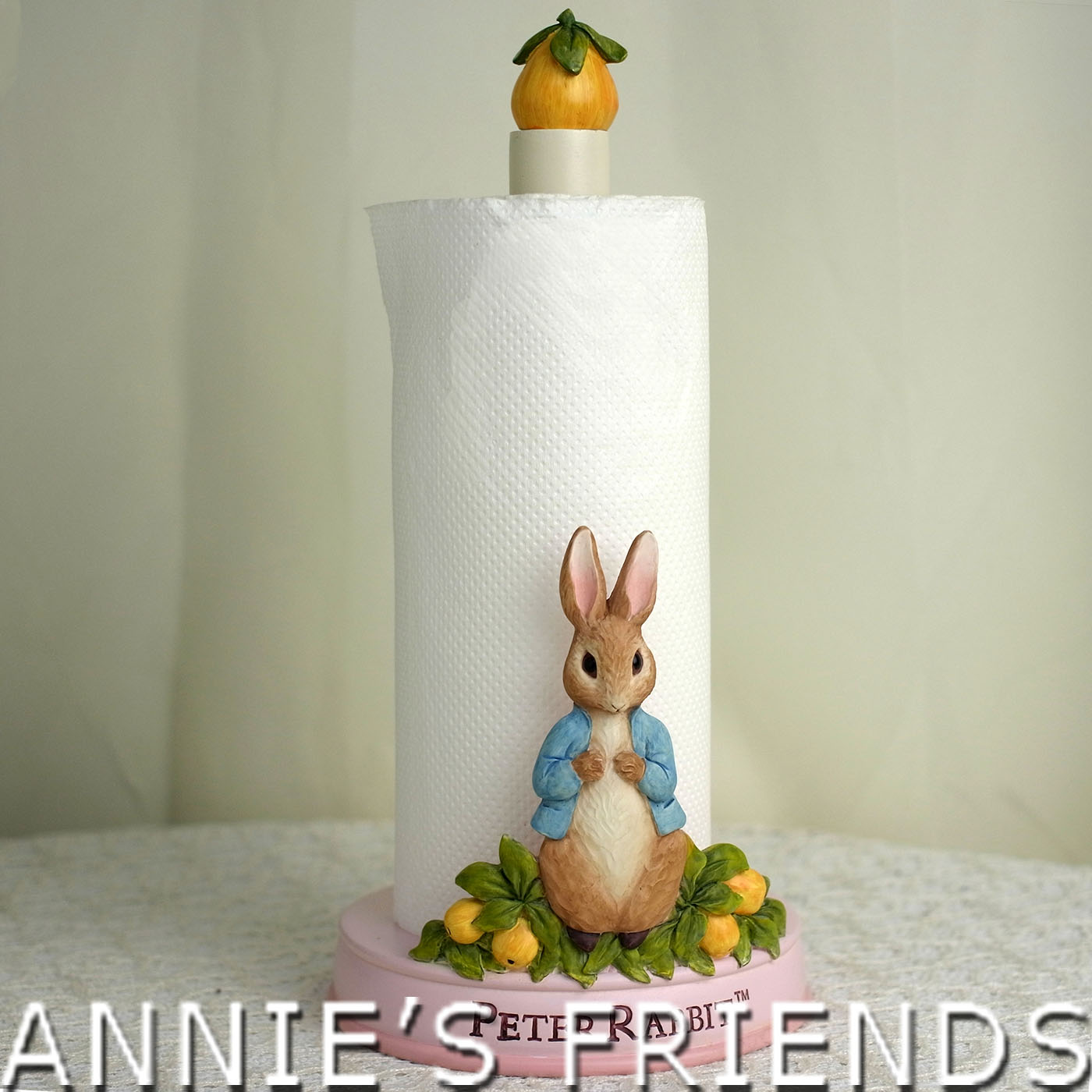 AnniesFriends 彼得兔 Peter Rabbit 金桔餐巾架 浪漫 典雅 玫瑰 鄉村風 傢飾