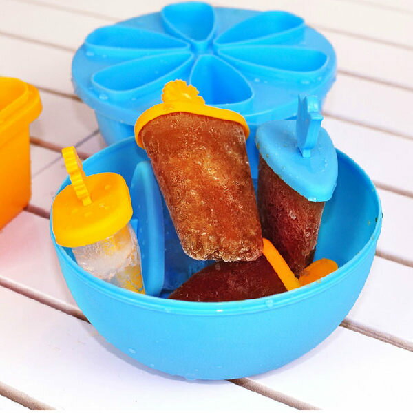 PS Mall 自製刨冰雪糕模具 製冰盒 製冰器 果凍模具 冰棒模具 附碗蓋 製冰盒【J2020】