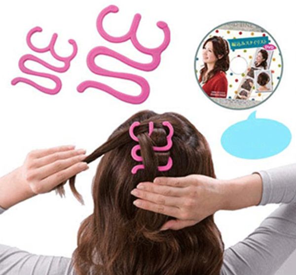 PS Mall╭*時尚美髮器 編髮器 波浪型盤發器盤髮器(小號)【H170】