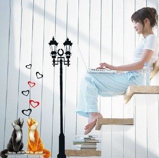 PS Mall╭*可移動多款創意的裝飾組合牆面貼紙 牆貼 壁貼【J1165】歐風DM57-0028