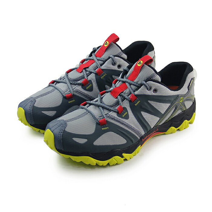 (男)MERRELL GRASSBOW SPORT GORE-TEX 戶外鞋 灰/黃-ML32409