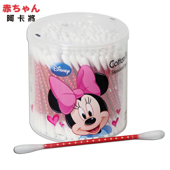 山洋 迪士尼 Disney 美妮水滴形紙軸棉棒