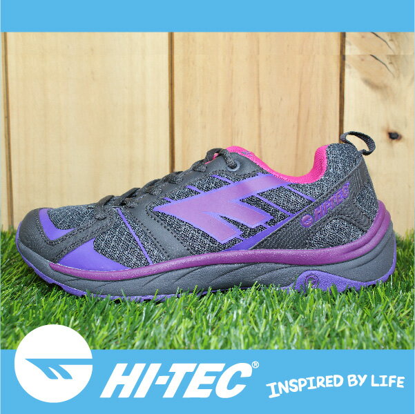 HI-TEC 英國第一戶外品牌 Haraka Trail 越野跑鞋 郊山越野系列 深灰色 (女)