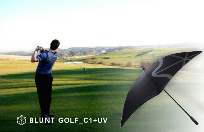 ├登山樂┤紐西蘭Blunt 抗強風傘GOLF_C1+UV超輕量 高爾夫球傘(黑) #BLT-CG02-BK