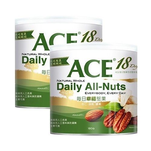 買一送一 宜果 ACE 每日幸福堅果 或 每日呵護堅果 180g/罐(至2016.8.8)限量六組 欲混搭者,請註明