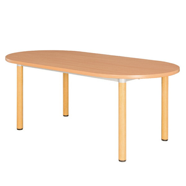 木紋檯面會議桌(橢圓) (木紋腳加框)160 x 90 x 74 公分 2013-B-61-7