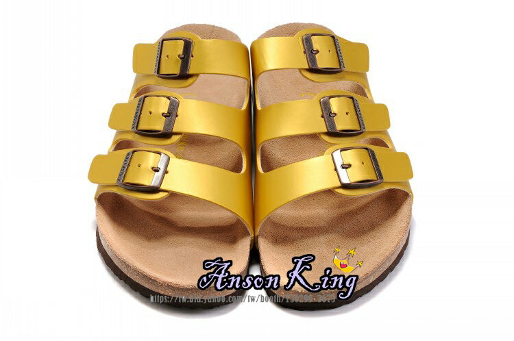 [Anson King]Outlet正品代購birkenstock Bahama系列 男女款 懶人涼拖鞋 金黃色