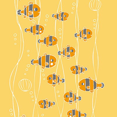 【taoru】水族館系列 - 尼莫小丑魚 - 日本毛巾/34x80 cm - 日本海生館明星全登場
