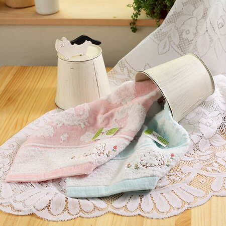 【taoru】喜羊羊 - 日本毛巾 34x35 cm (方巾) - 除了軟還是軟的觸感，就好像真的在摸羊咩咩一樣！咩～